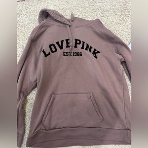PINK fuzzy hoodie